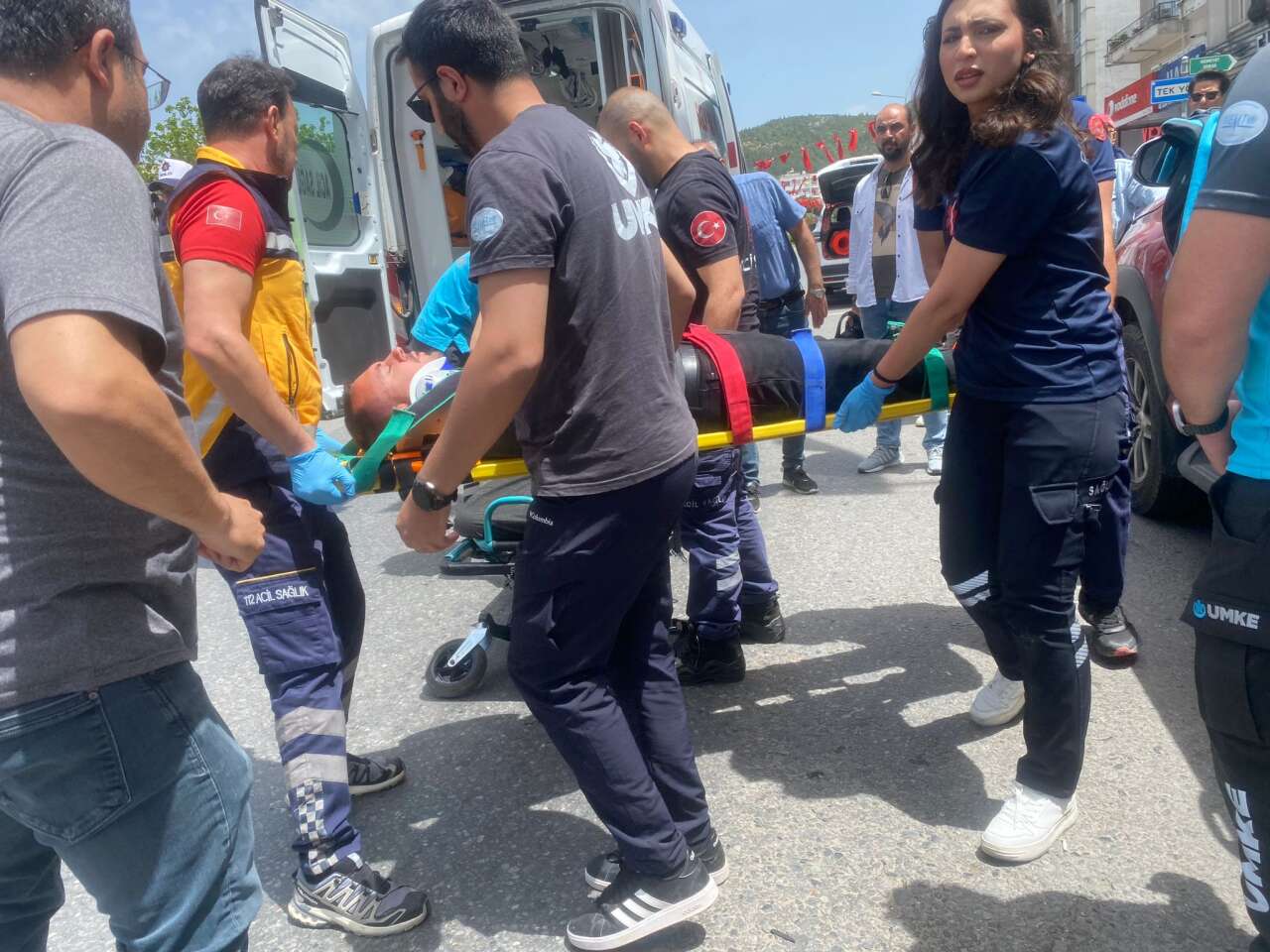 Menteşe’de Otomobilin Çarptığı Motosiklet Sürücüsü Yaralandı 2